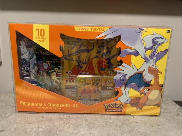 Skyddsbox för Reshiram & Charizard Collection Box - PET Plast
