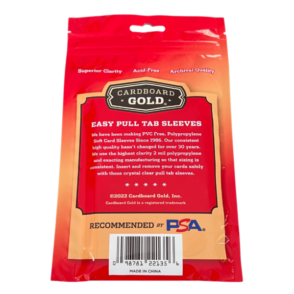Easy Pull Tabbed Card Sleeves - 100 Pack - Bild 2