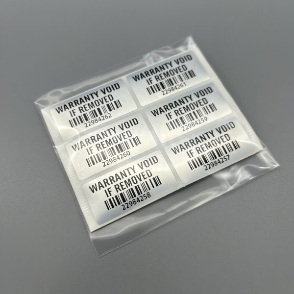 X36 Tamper Proof Stickers för Box Breaks