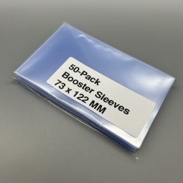 50-Pack Booster Pack Sleeves 73x122mm